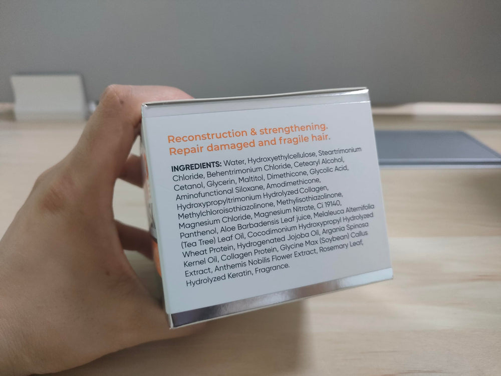 Bellisso mascarilla keratina, cabello brilla y se ve sedoso tras tratamiento