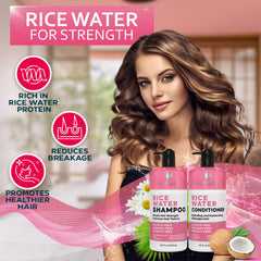 Bellisso Rice Water Conditioner tube with nourishing formula for fuller-looking strands.