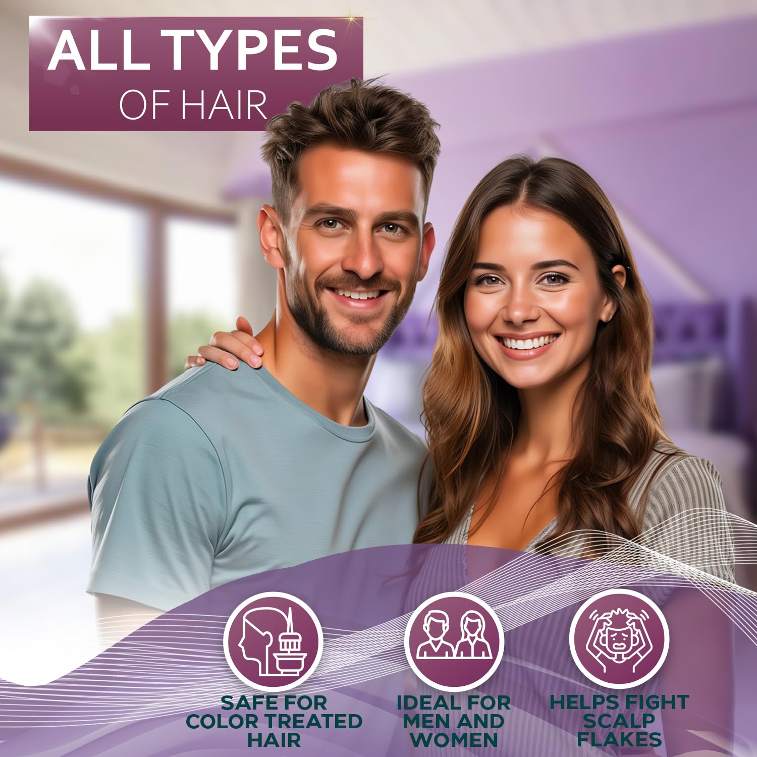 Bellisso salon-grade results illustration conveys professional care at home.