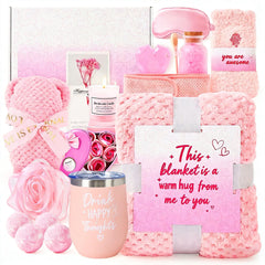 Belloxis cesta spa 15 piezas rosa para relajación en casa