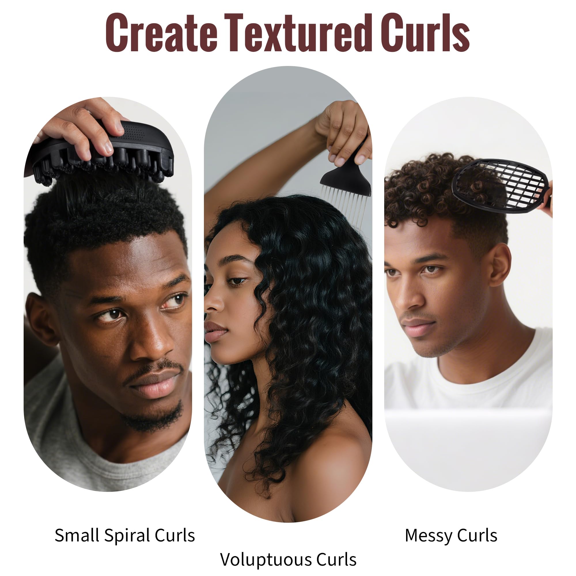 Belongtous washable and durable material resists hairspray buildup over time.