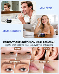 Beloving Mini Wax Warmer ready for small-area hair removal