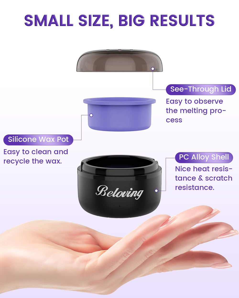Beloving Portable Wax Kit for on‑the‑go grooming