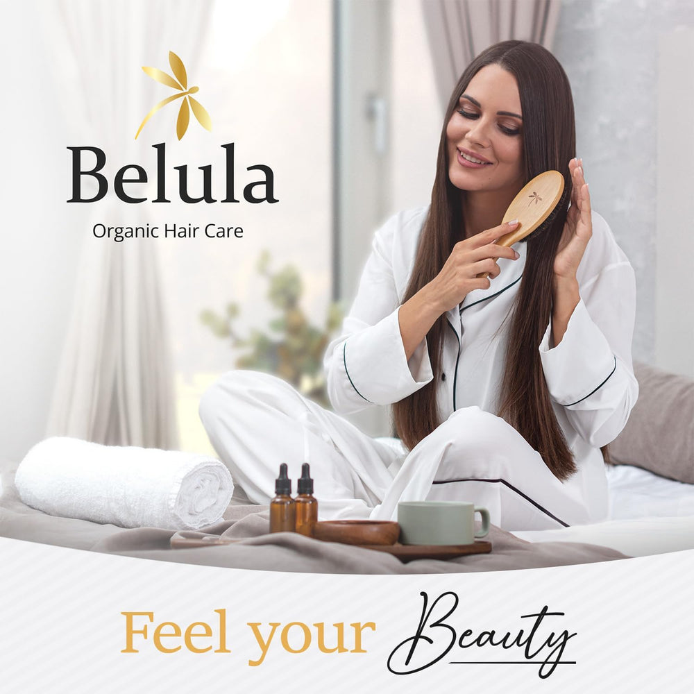 Belula packaged set display with elegant wooden components