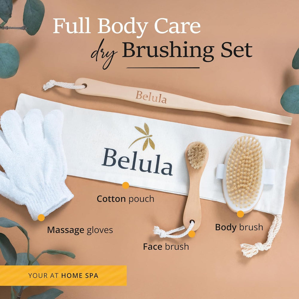 Belula skin glow after brushing close-up suggesting radiant, refreshed skin
