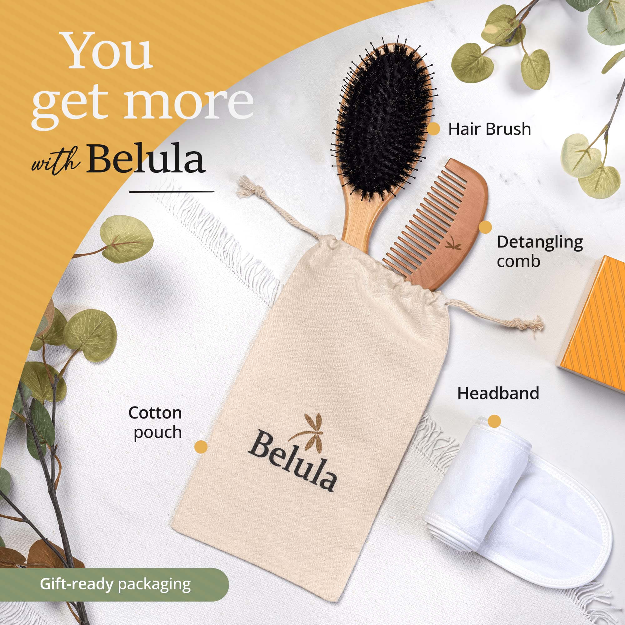 Belula Travel Bag stores all pieces and protects from humidity.