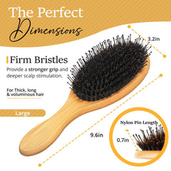 Belula wooden comb detangles wet hair with care and precision