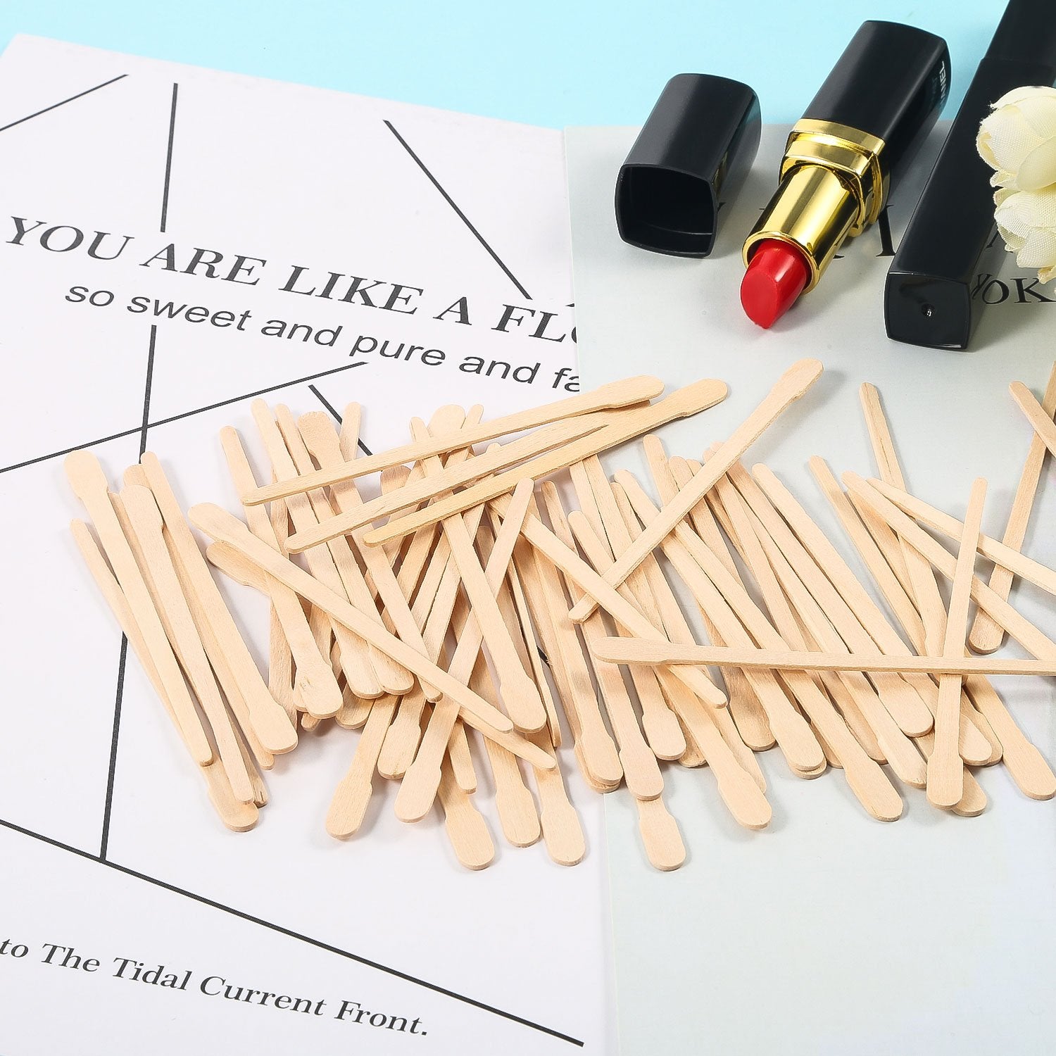 Bememo craft and spa wax applicators for masks and DIY projects