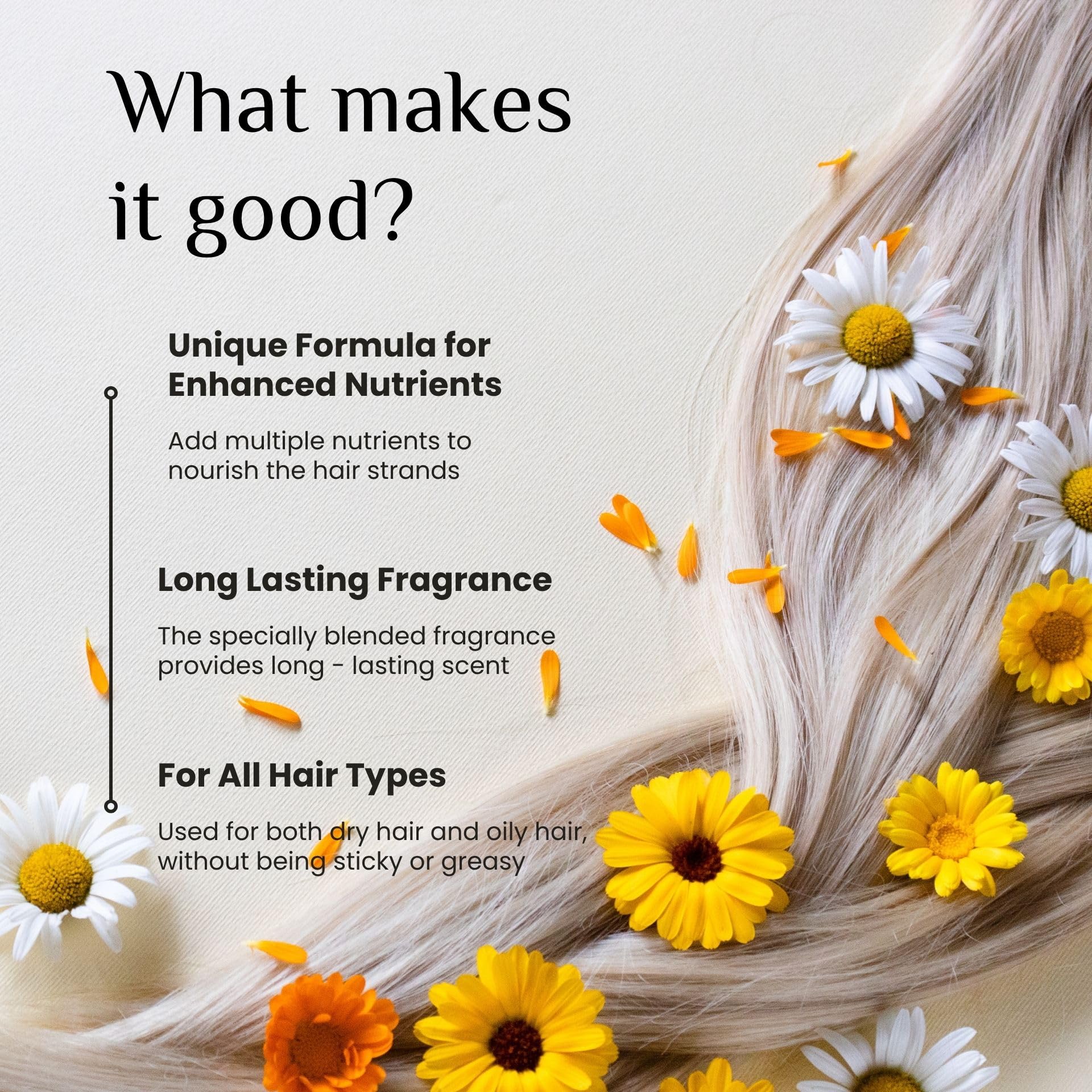 Benatu Hair Perfume with argan oil blend nourishes and smooths.