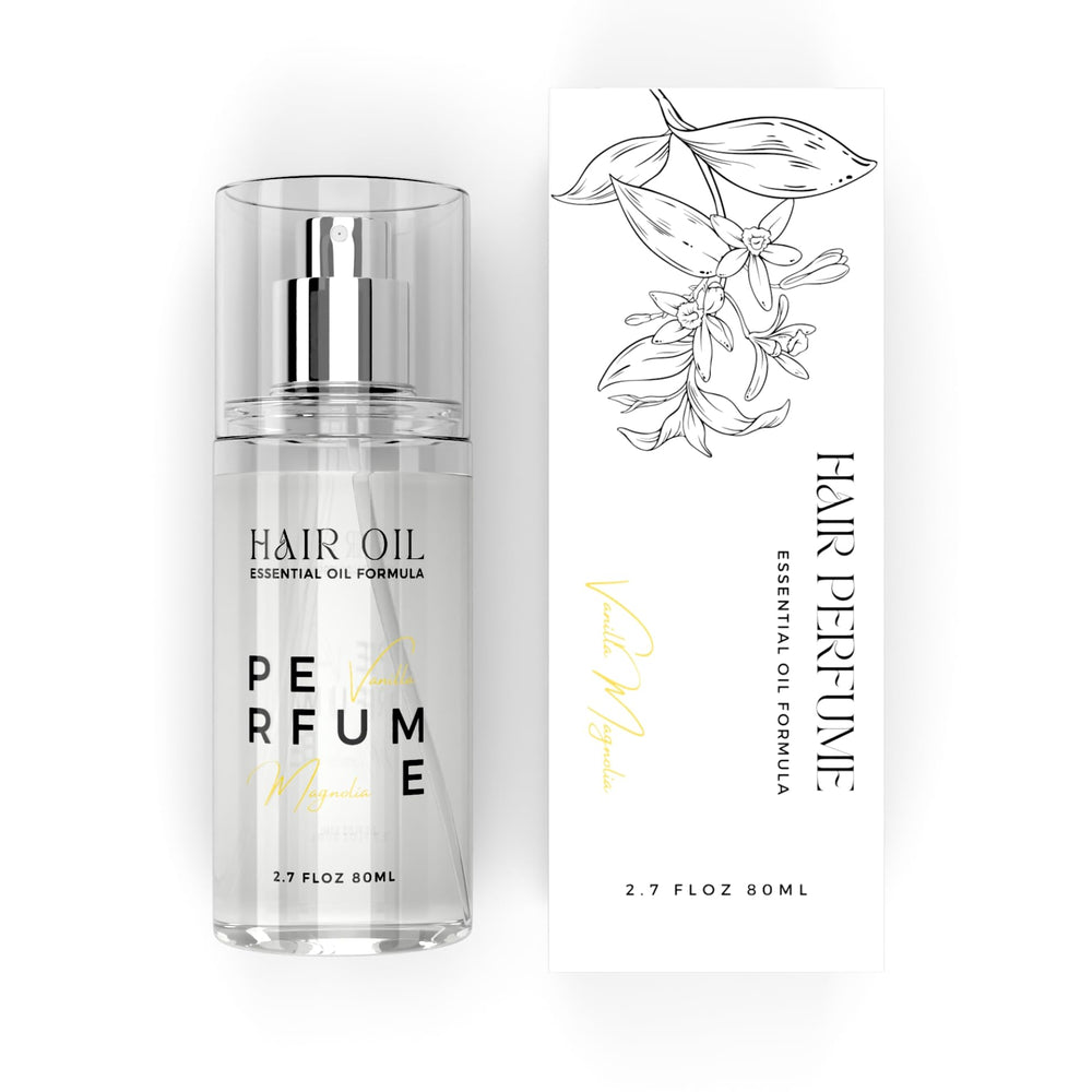 Benatu Aceite perfumado para cabello Vainilla Magnolia: frasco elegante para perfumar