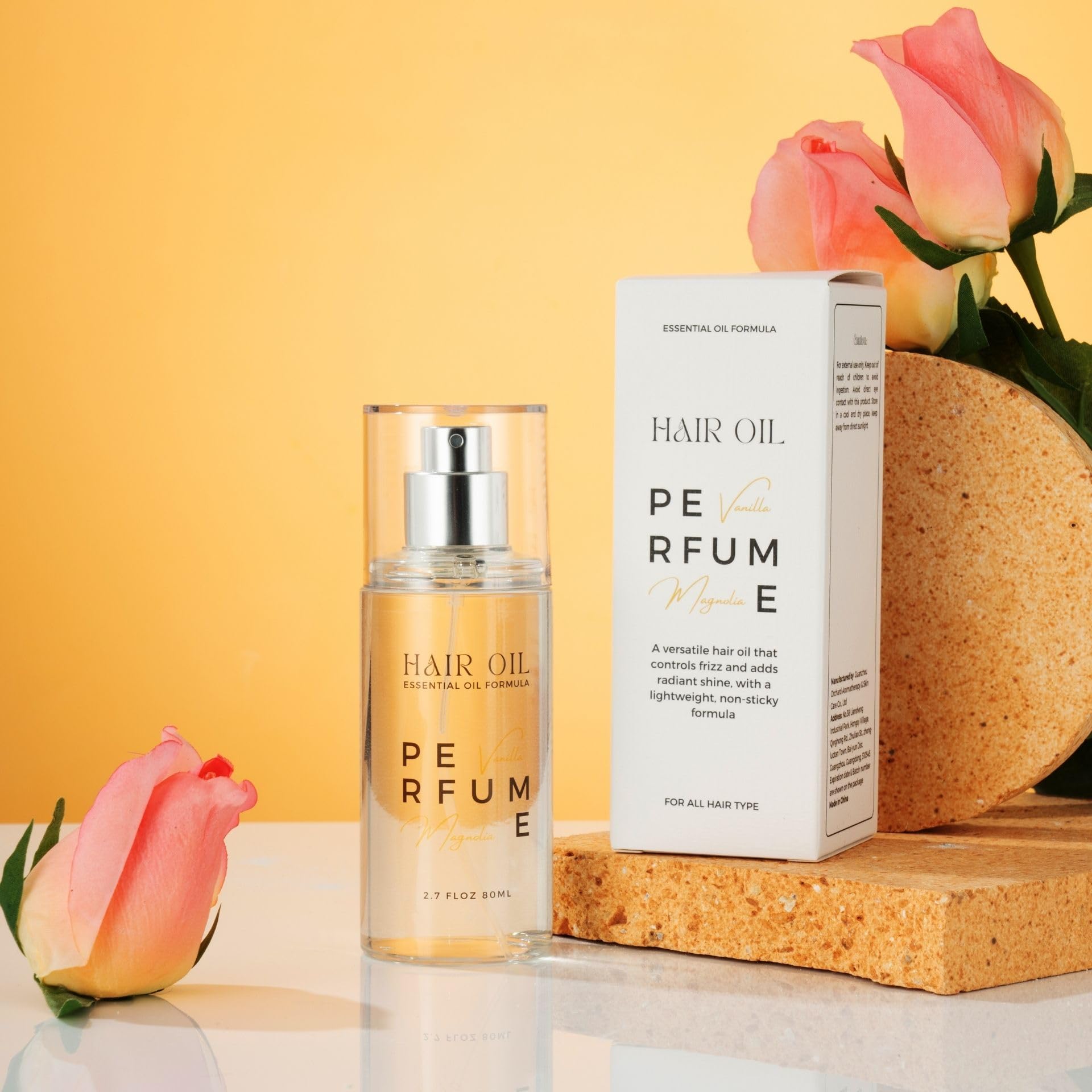 Benatu Aceite perfumado para cabello Vainilla Magnolia: ingredientes vegetales que nutren las hebras