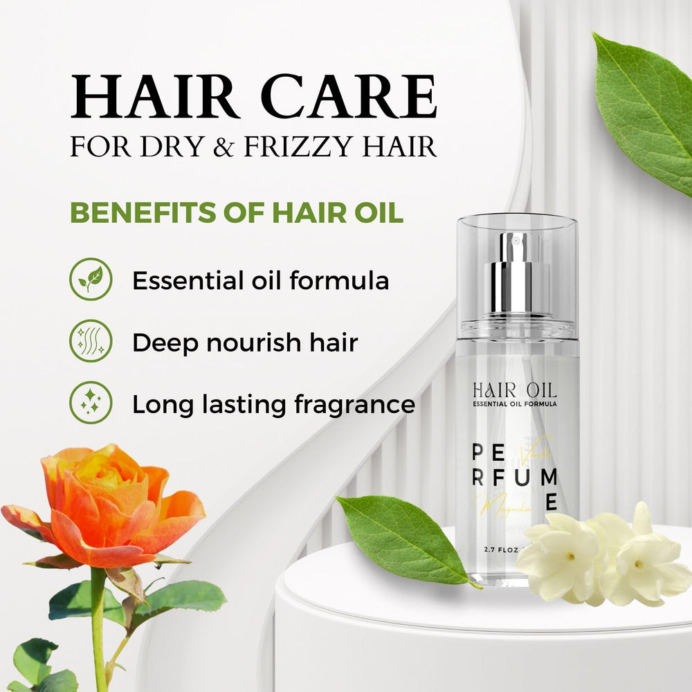 Benatu Aceite perfumado para cabello Vainilla Magnolia: protección contra calor con keratina y elastina