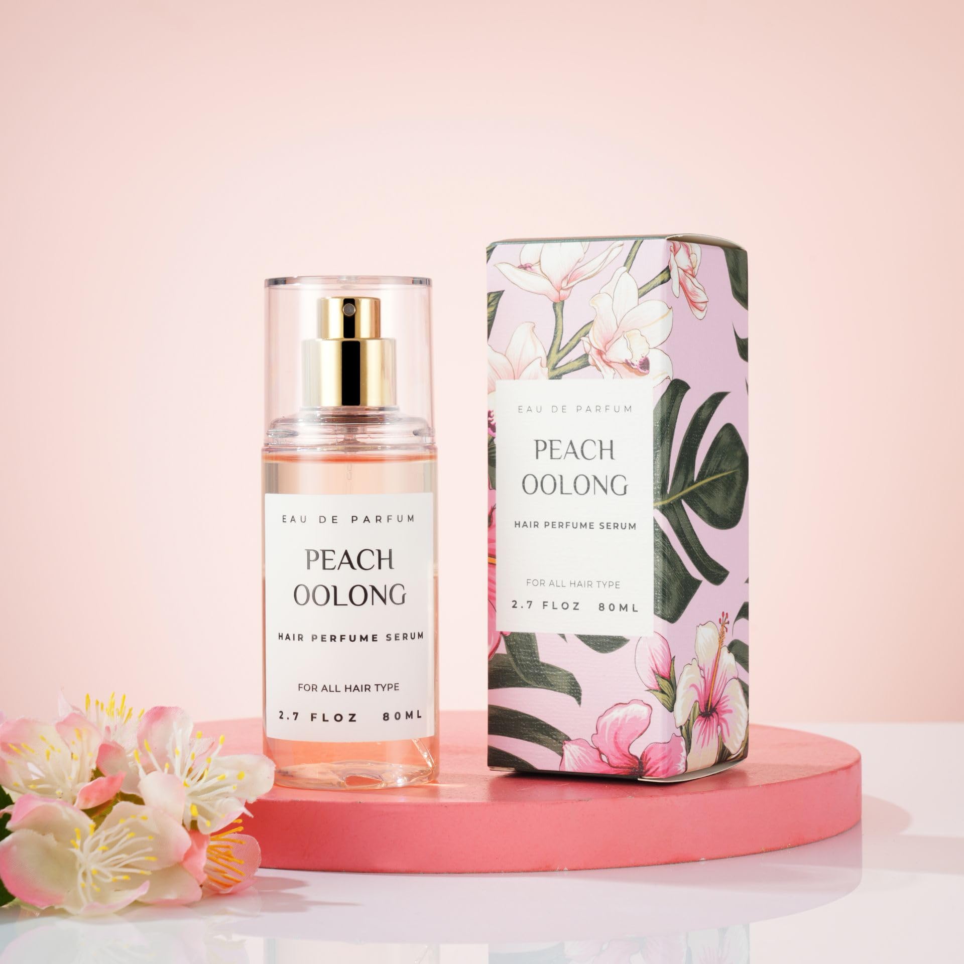 Benatu Hair Perfume palm-size mist ready for quick refresh on the go.