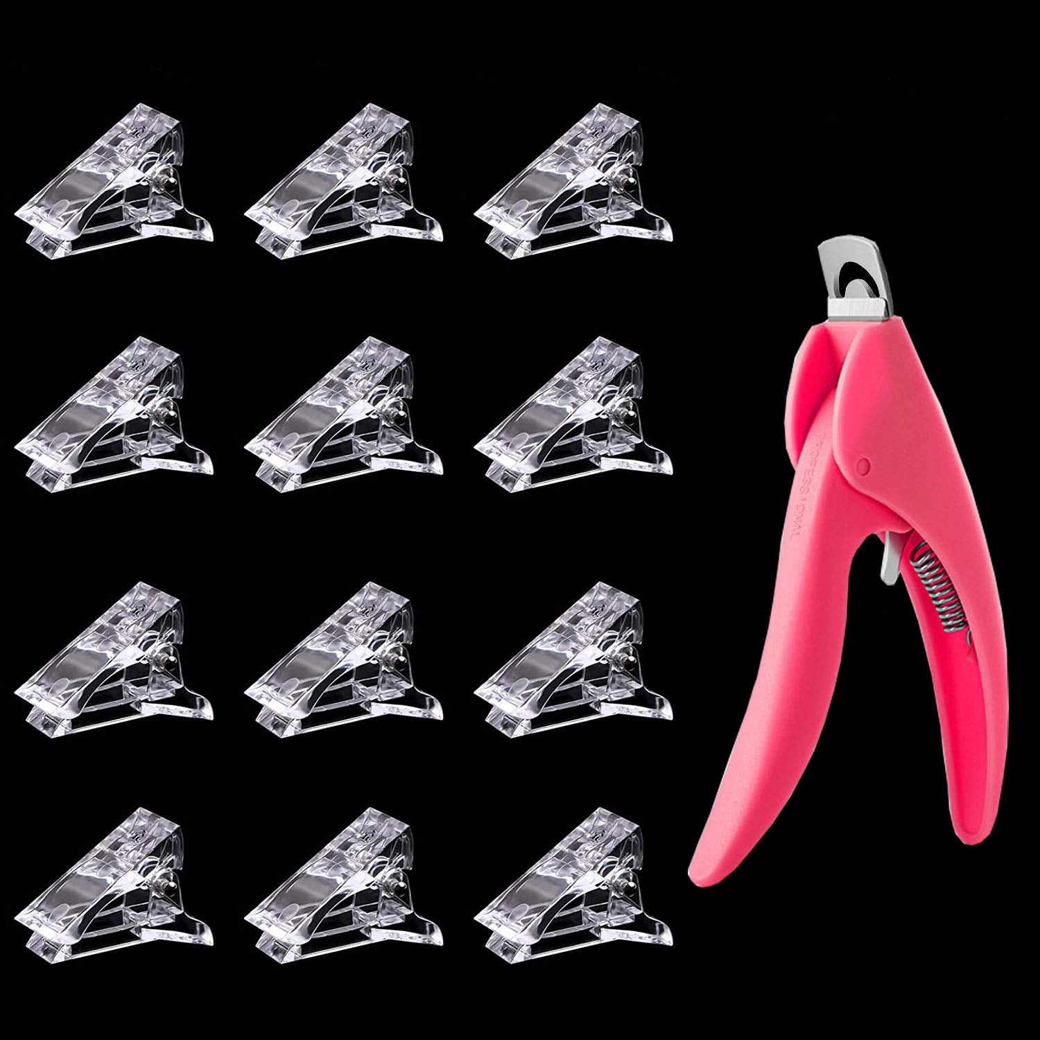 Clip de puntas Benbeno para construcción rápida de uñas, herramienta profesional para manicuras.