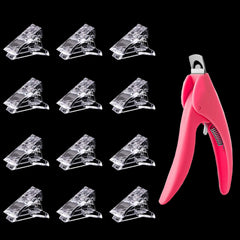 Clip de puntas Benbeno para construcción rápida de uñas, herramienta profesional para manicuras.