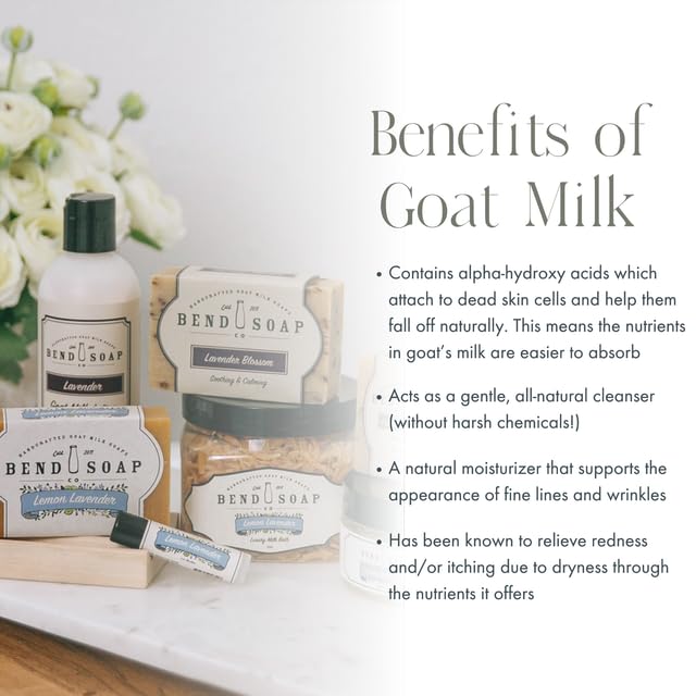 Bend Soap Company goat milk soap multi-use bar suitable as body wash face wash and shaving cream