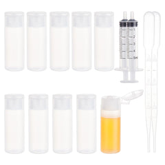 BENECREAT 12ml travel bottle with flip cap for leak-free cosmetics on the go.