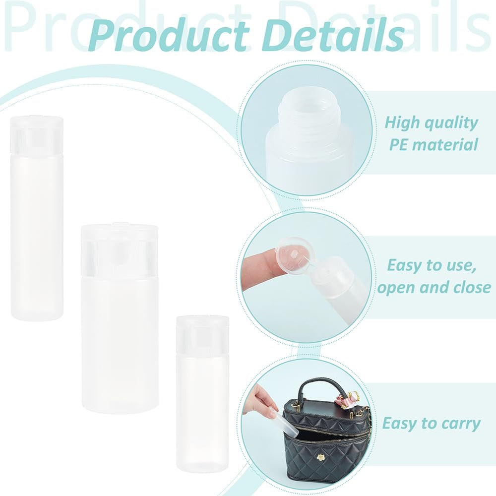 BENECREAT leak-proof rotate-cap design keeps bottles secure during travel.