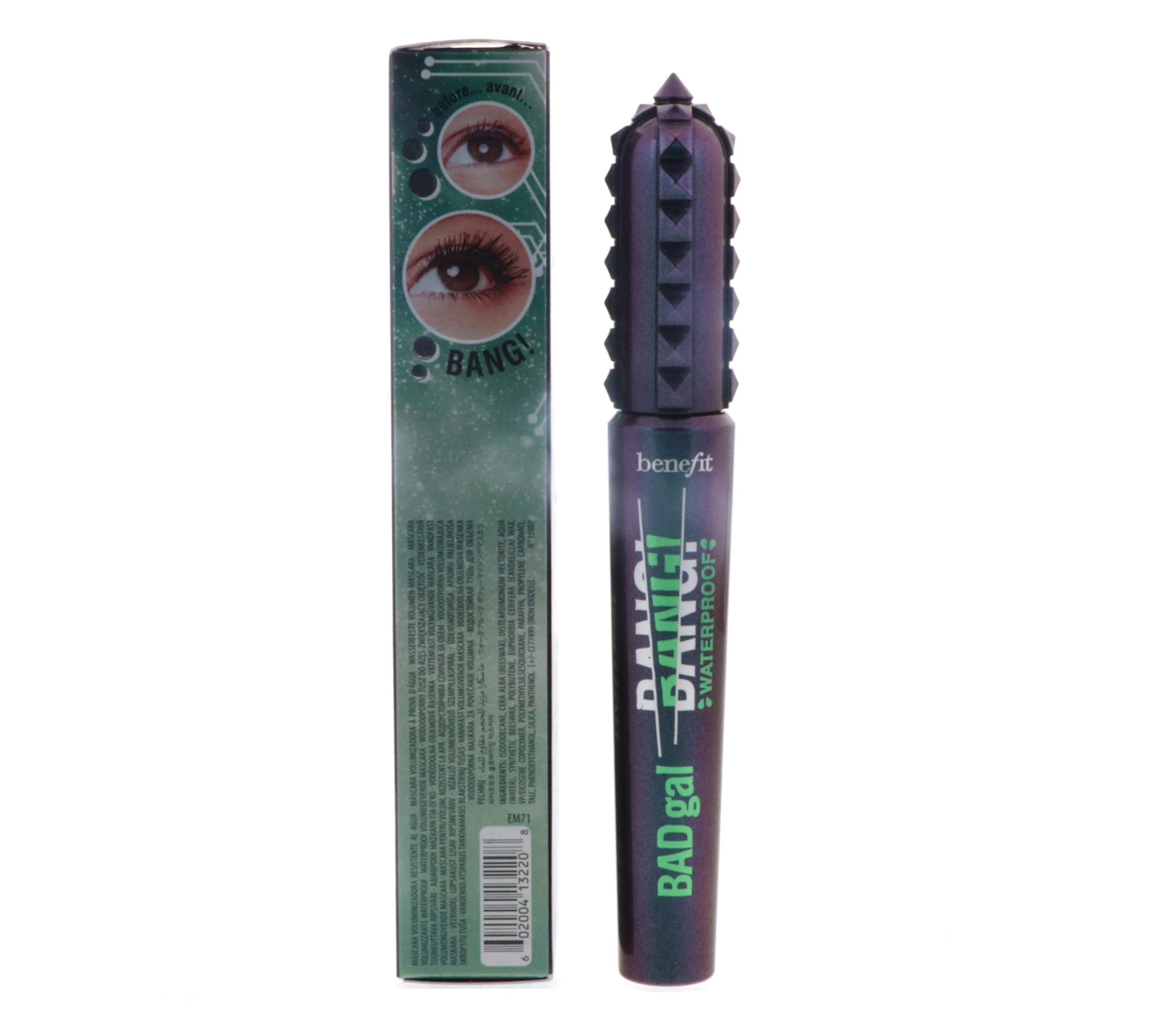 BADgal BANG! Mascara: volumen 360 grados en pestañas superiores e inferiores.