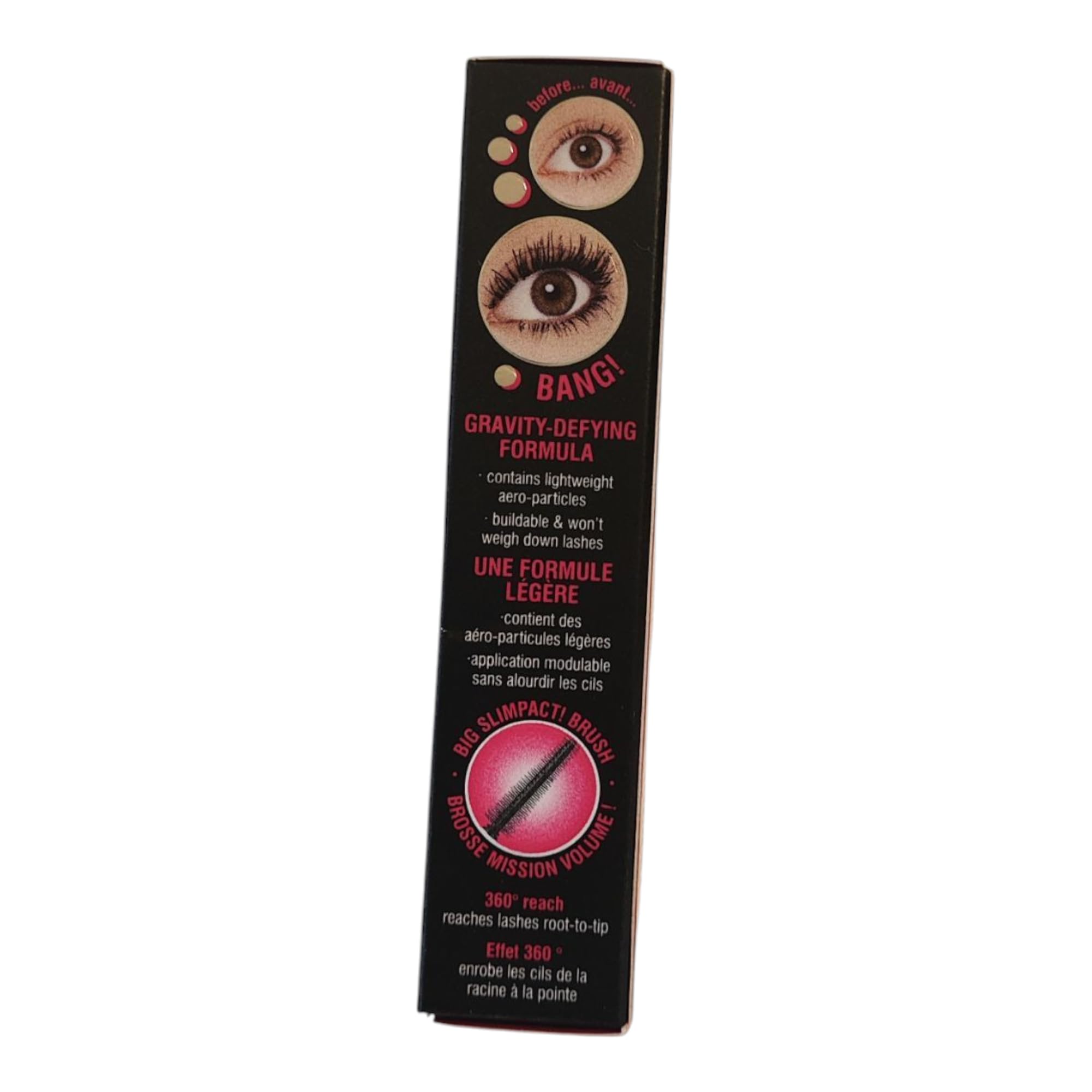Benefit Bad Gal Bang provides 360-reach across upper and lower lashes.