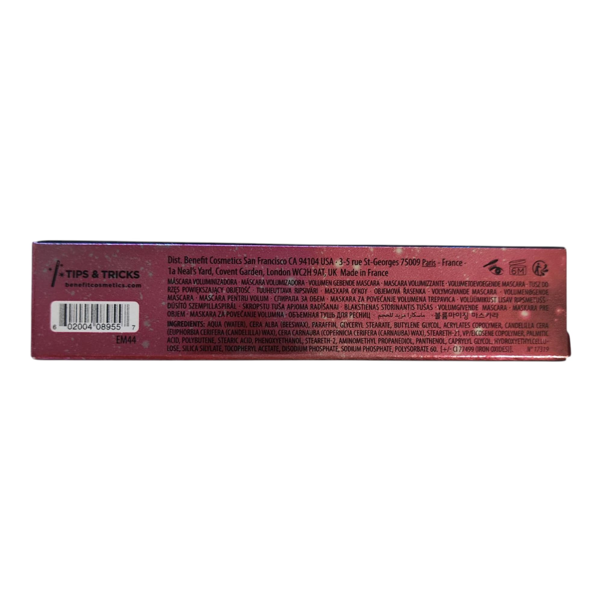 Benefit Bad Gal Bang with ProVitamin B5 strengthens lashes over time.