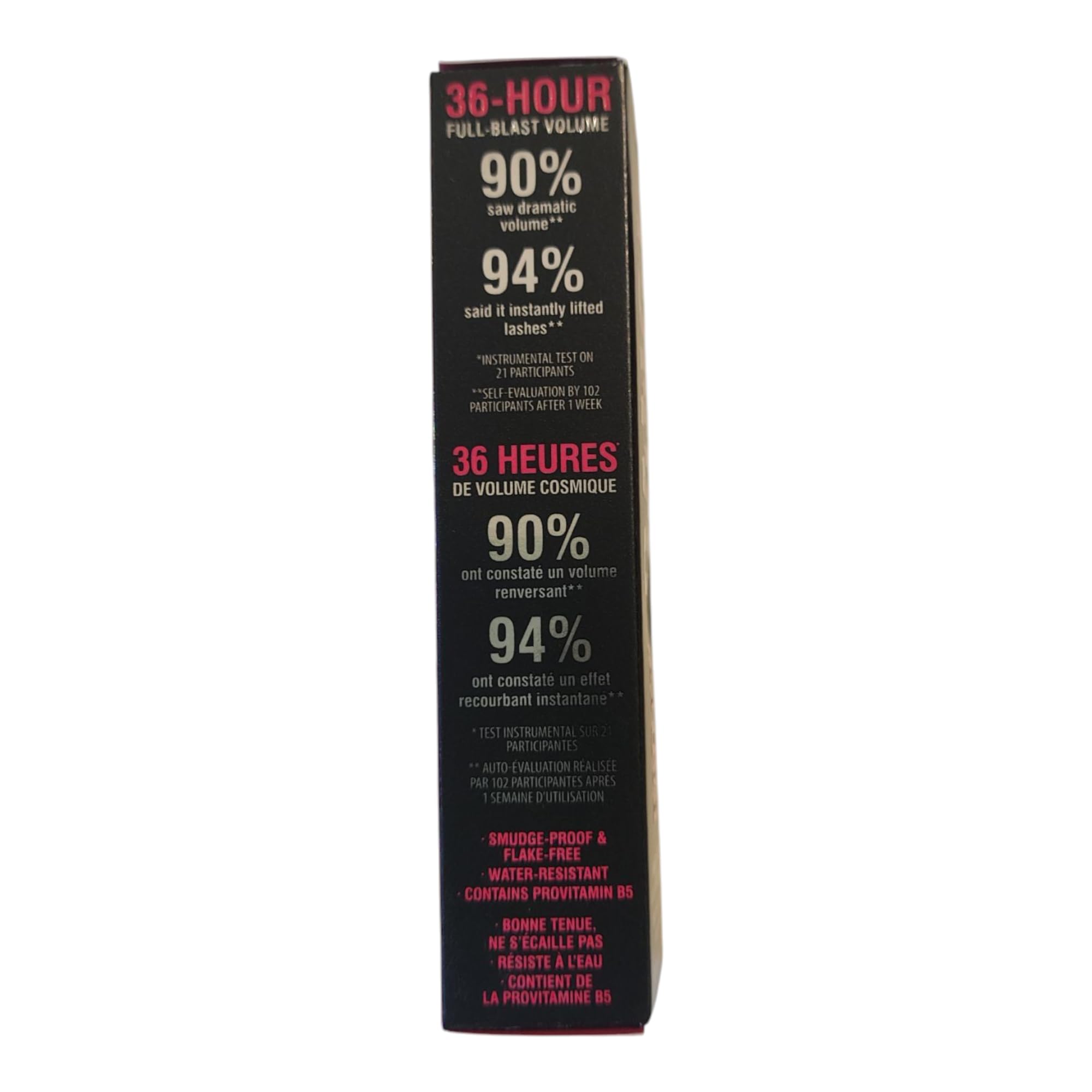 Benefit Bad Gal Bang mascara shows smudge-proof, water-resistant wear.