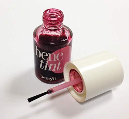 Benefit Benetint Mini cheek tint close-up highlights smudge-proof, lightweight wear.