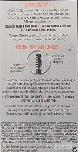 Benefit Gimme Brow+ tinted gel helps tame and define brow arches