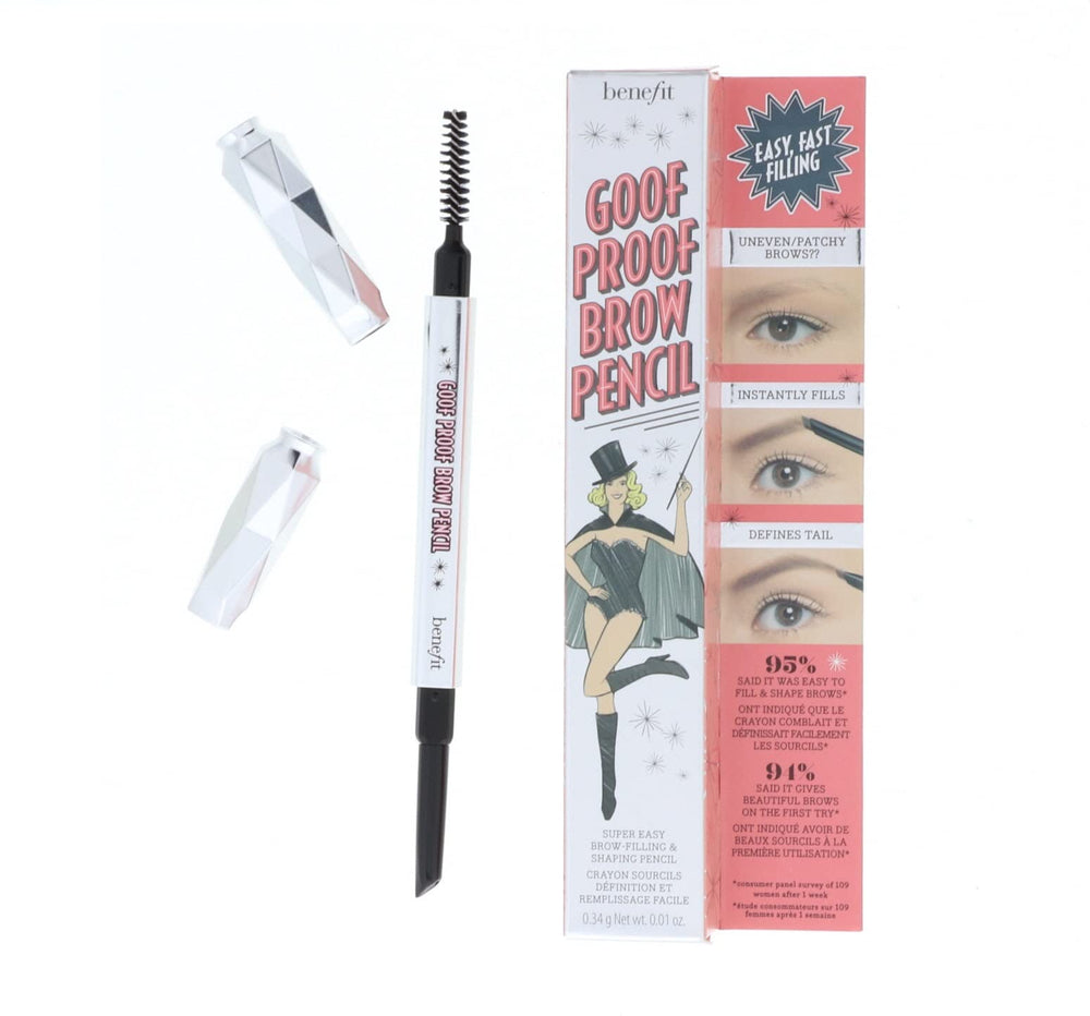 Benefit Goof Proof Brow Pencil demonstrates easy shape and fill in one stroke.