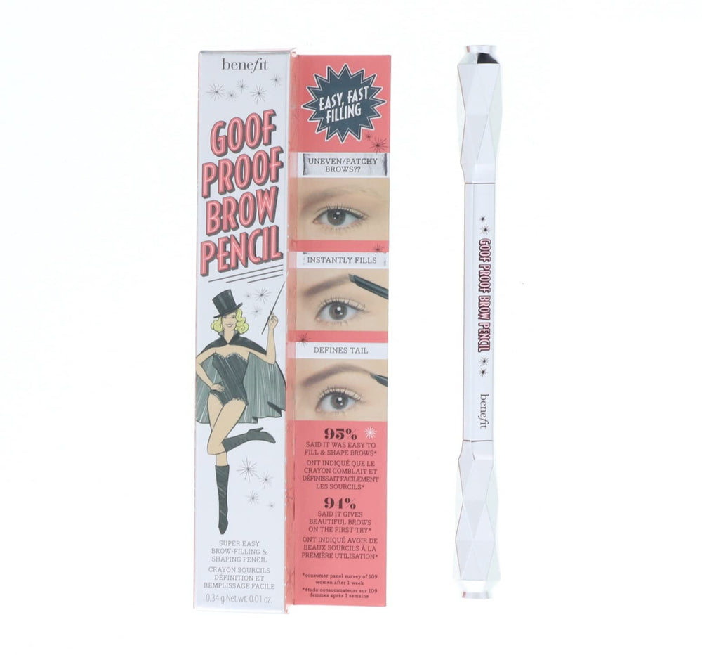 Benefit Goof Proof Brow Pencil angled tip for precise brow shaping.