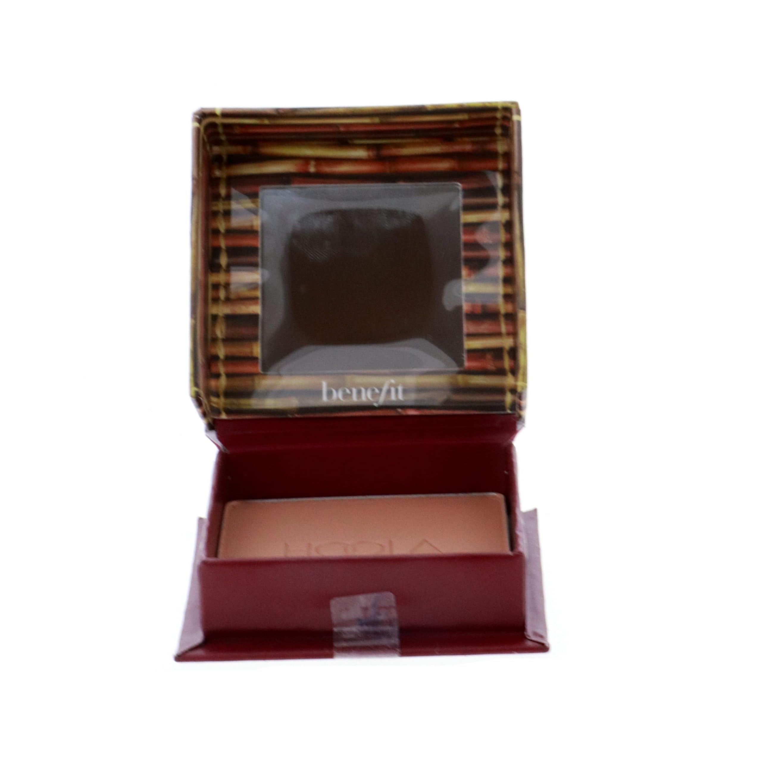 Benefit Hoola bronzer on skin for a soft matte glow on fair to medium tones.