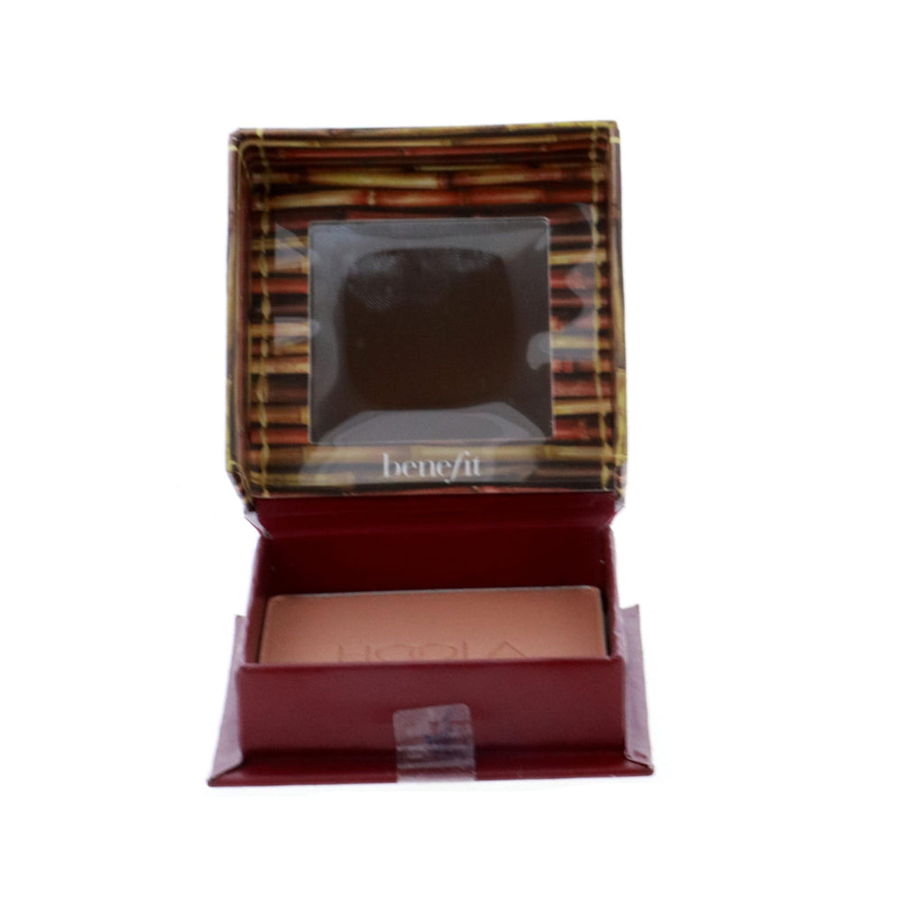 Benefit Hoola bronzer on skin for a soft matte glow on fair to medium tones.