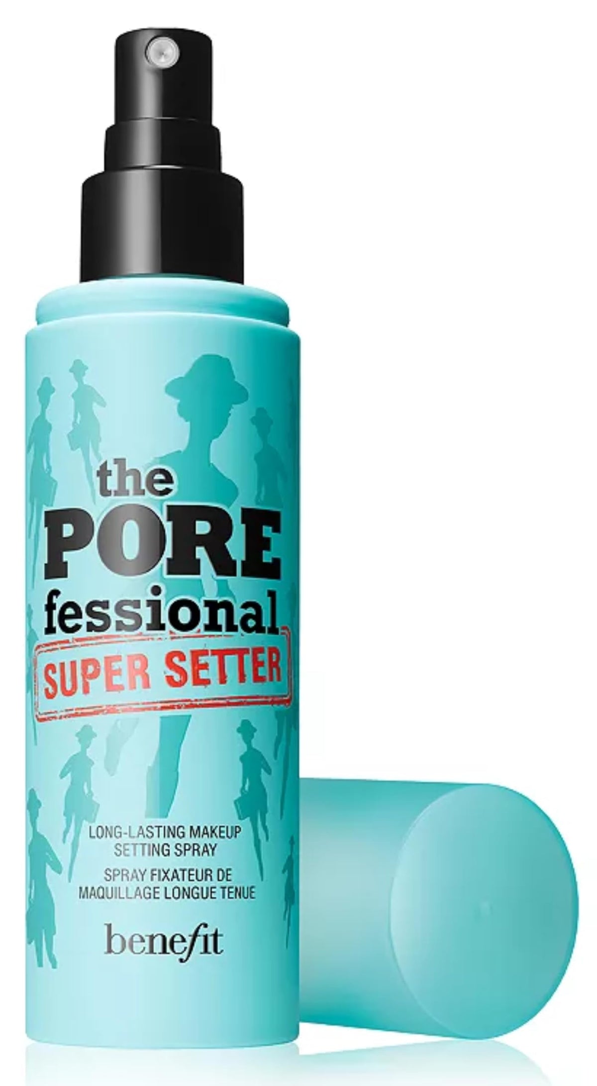 Benefit POREfessional Super Setter con aplicación de niebla microfin para fijar maquillaje