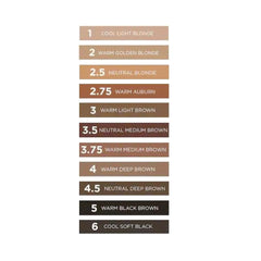 Benefit Precisely My Brow Pencil swatch shows warm 3.75 shade blending seamlessly