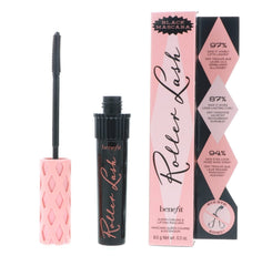 Benefit Roller Lash bottle closeup highlighting curling formula for lift