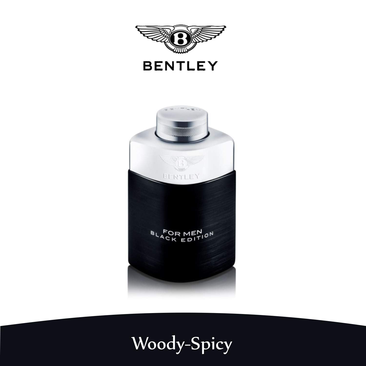 Hero packaging for Bentley Black Edition EDP, gift-ready presentation