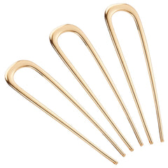 BEoffer gold French hair pin for elegant updos and twists