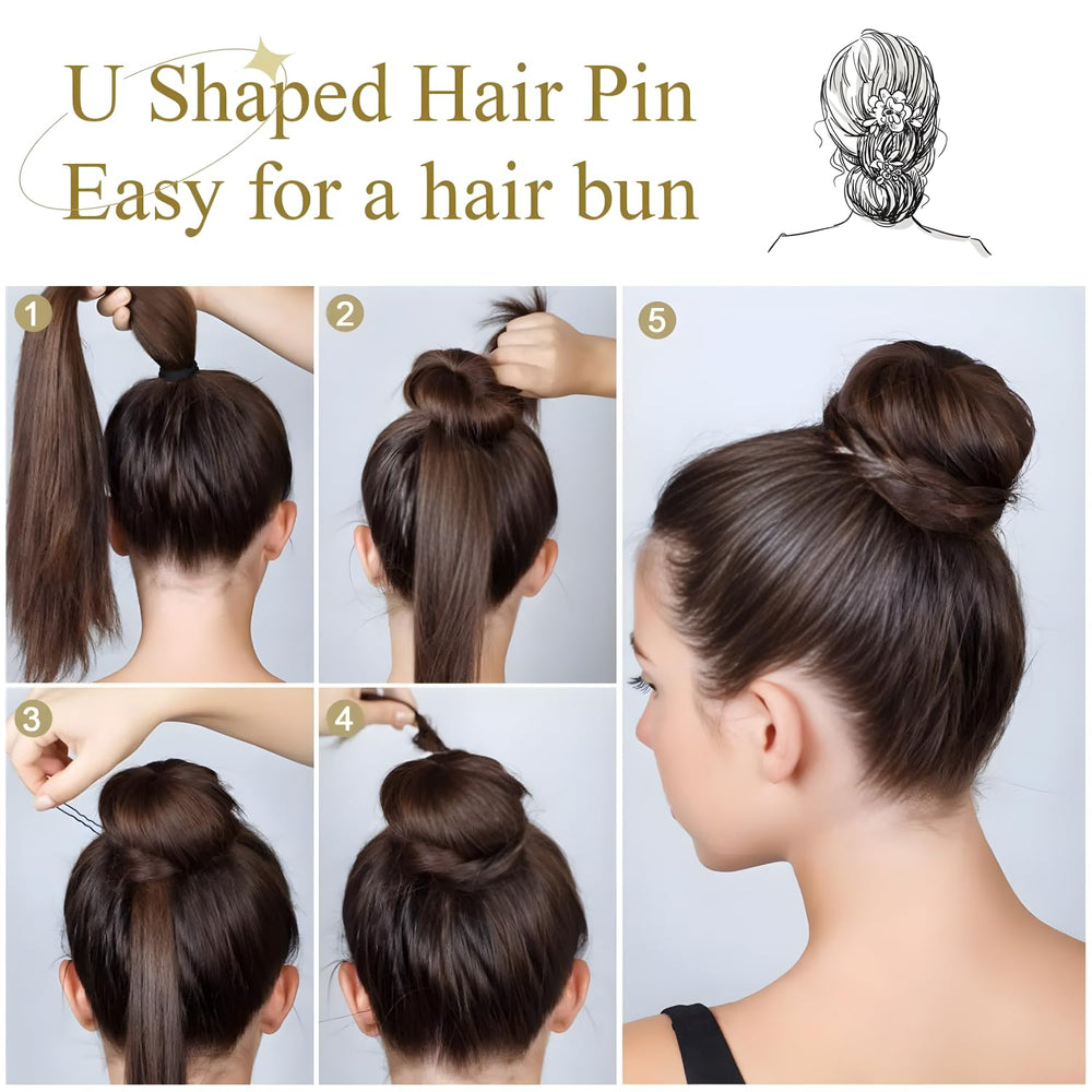 BEoffer pin u para uso diario en cabello, cómodo de llevar.