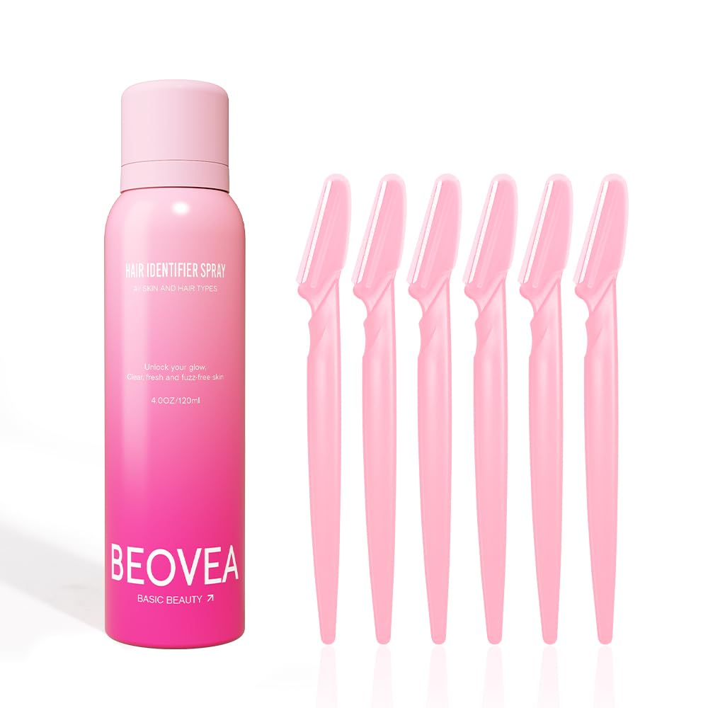 BEOVEA spray identificador de vello facial para afeitado preciso
