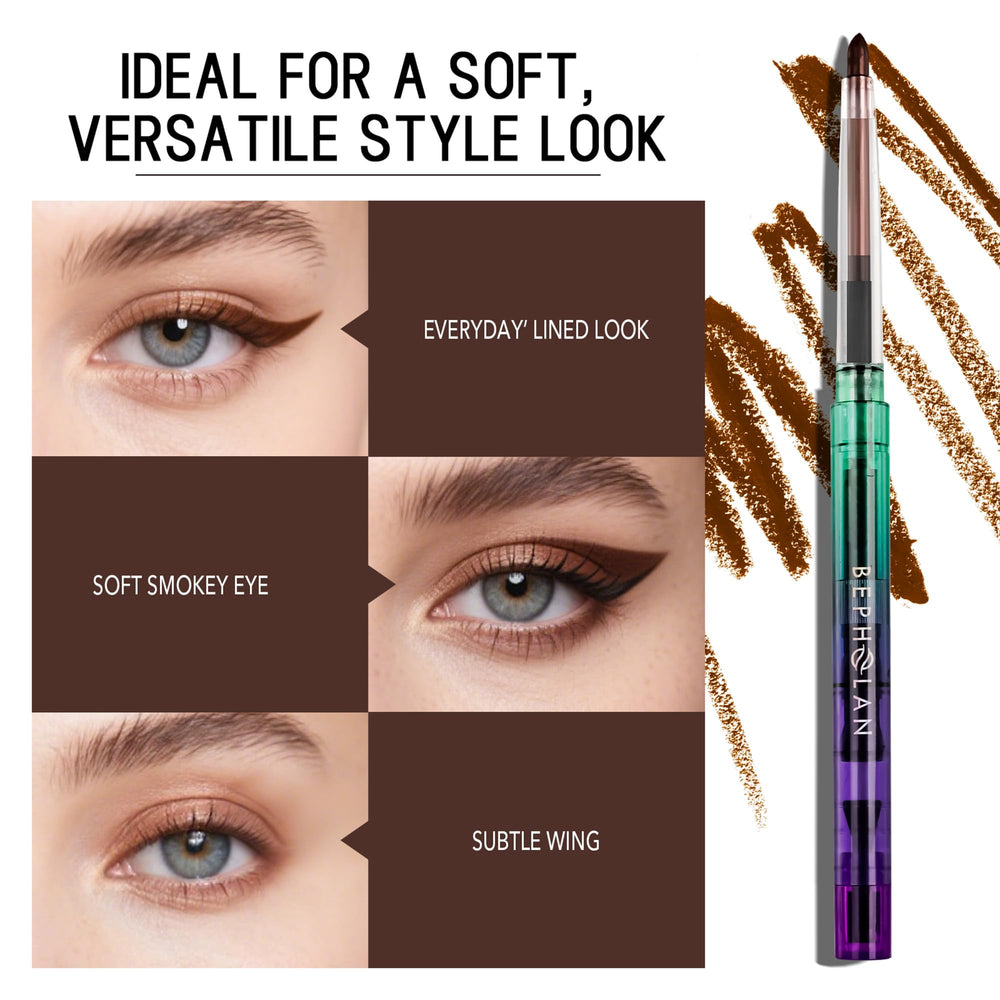 BEPHOLAN waterproof-smudge-proof formula resists sweat for all-day definition.