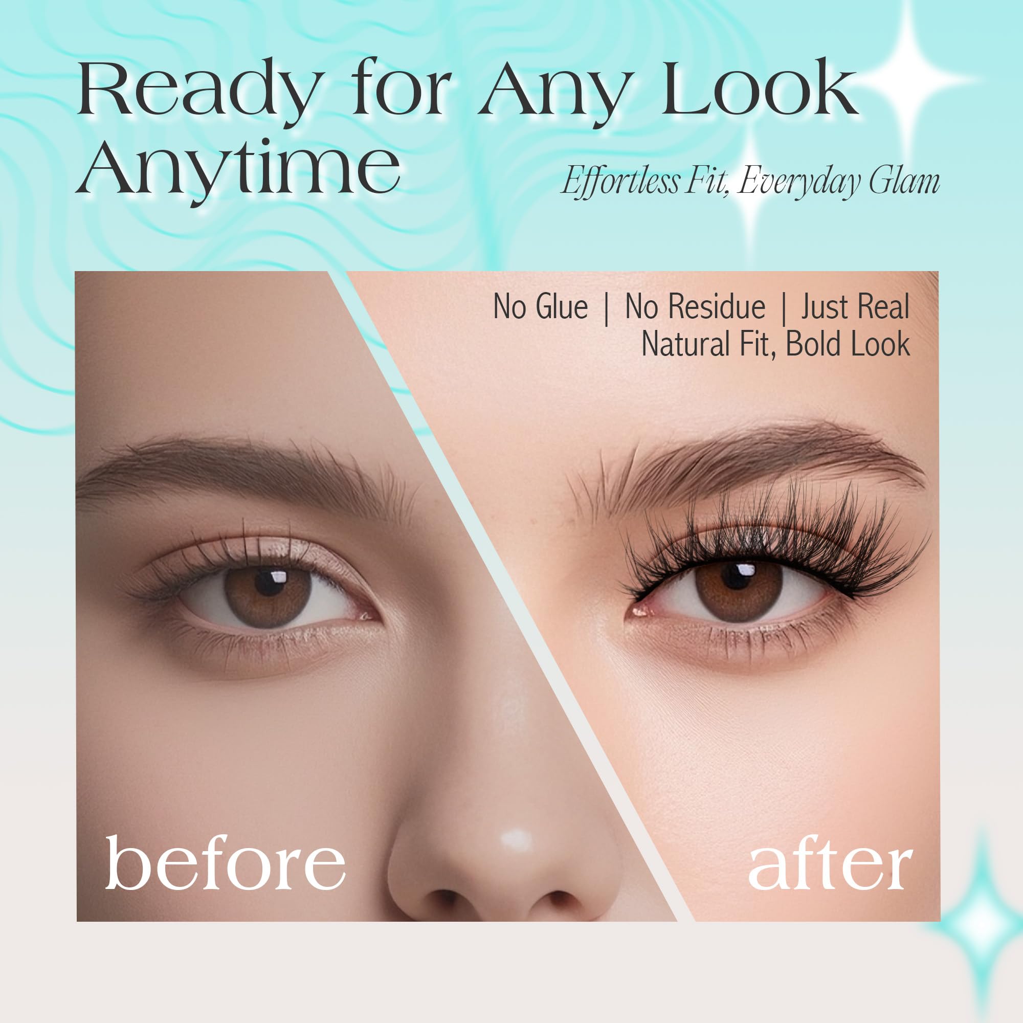 Bepholan lightweight lashes providing volume without heaviness