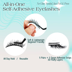 Bepholan replacement adhesive strip for extended lash life