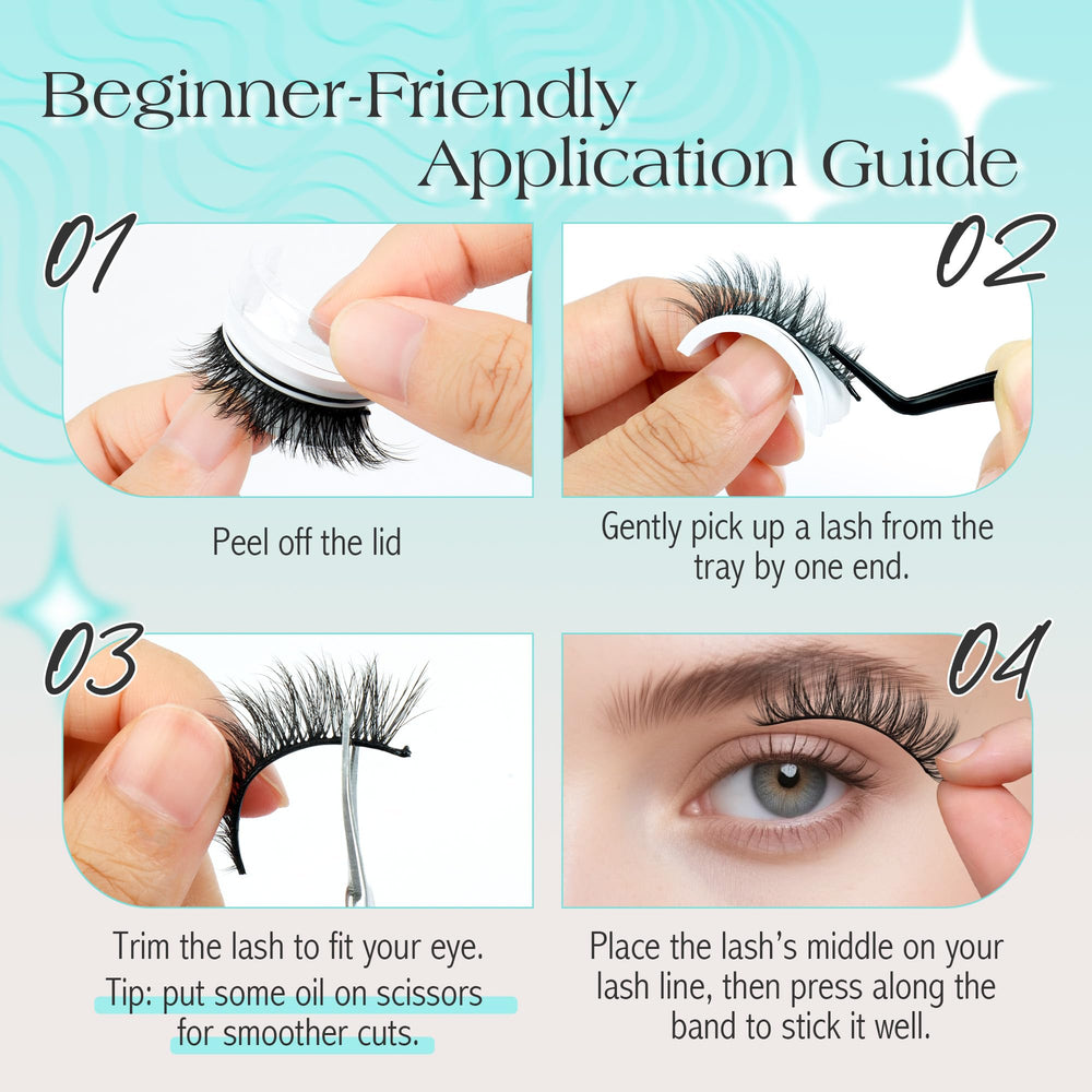 Bepholan subtle eyeliner effect lashes blend with makeup for enhanced eyes