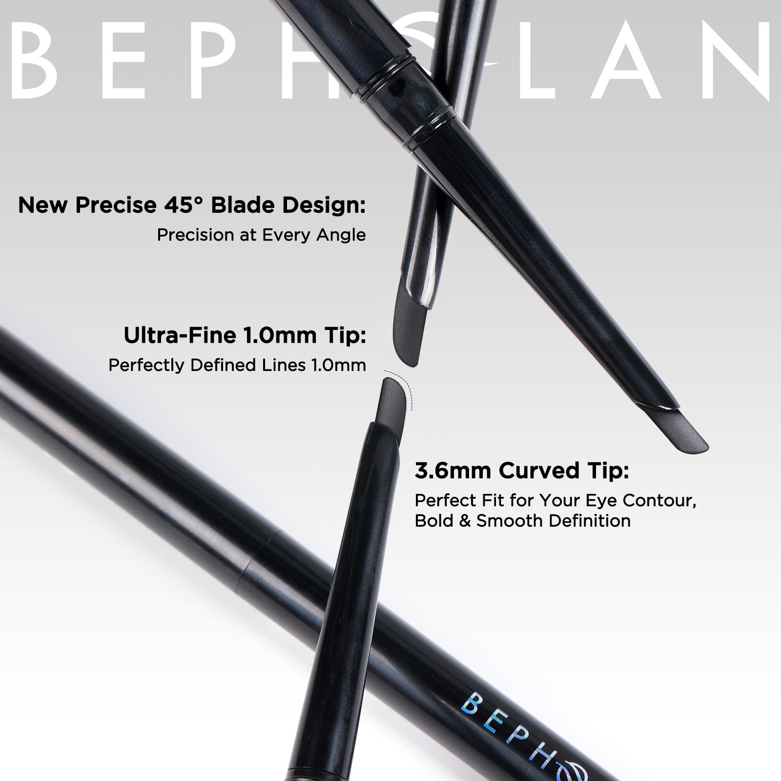 BEPHOLAN waterproof eyeliner stays smudge-proof all day.