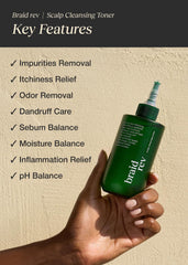 Bephor apple cider infusion close-up highlights cleansing benefits for scalp