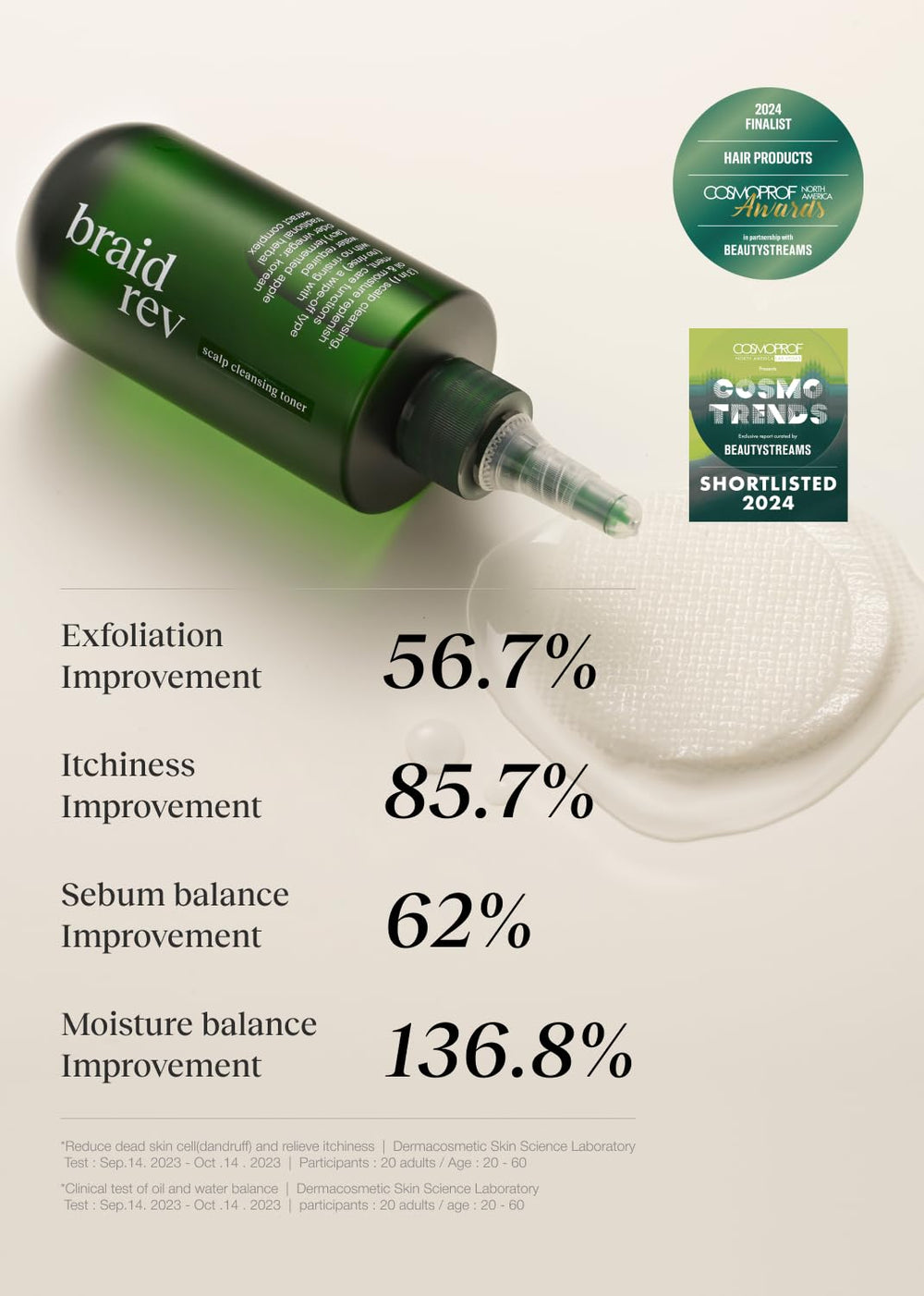 Bephor toner close-up showing lightweight texture ideal for day-to-day use