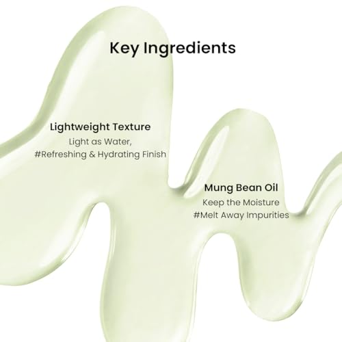 Beplain Mung Bean Pore Care Duo cleansing foam bottle dispense shows light, refreshing lather