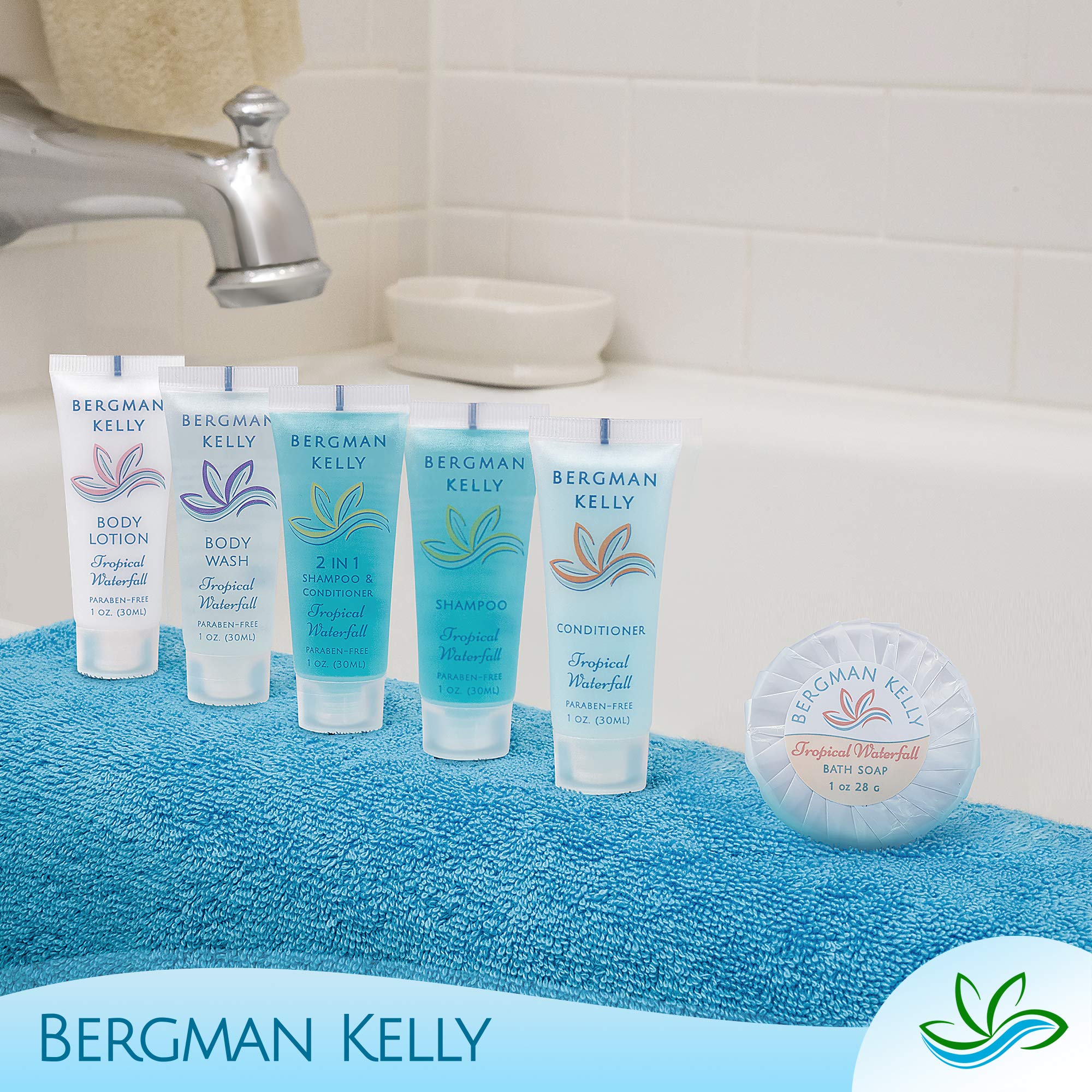 Eco-friendly recyclable packaging for Bergman Kelly hotel toiletries