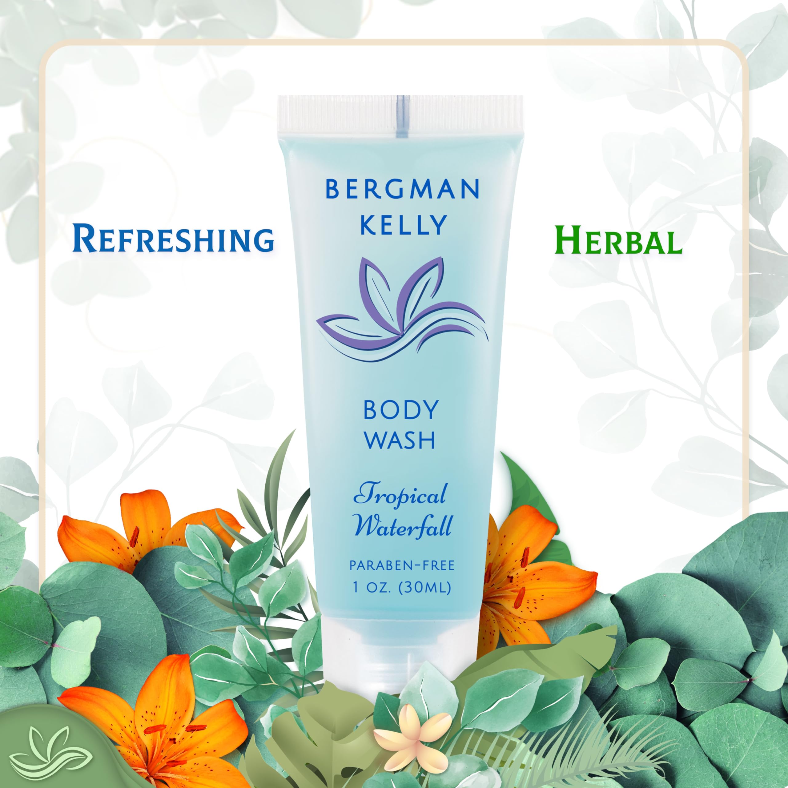 Ginger lime aroma BERGMAN KELLY for a refreshing hotel shower experience