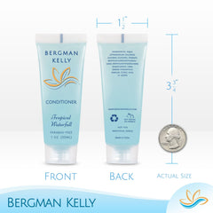 BERGMAN KELLY hotel conditioner bottles for quick, guest-ready showers